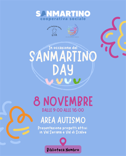 San Martino Day: evento dedicato alla sfera dell’autismo