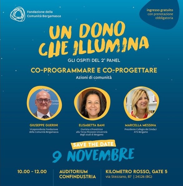 "Un dono che illumina": al Kilometro Rosso l’evento della Fondazione Comunità Bergamasca