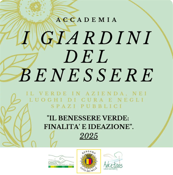 ACCADEMIA "I GIARDINI DEL BENESSERE" 2025 promossa dalla coop Oikos